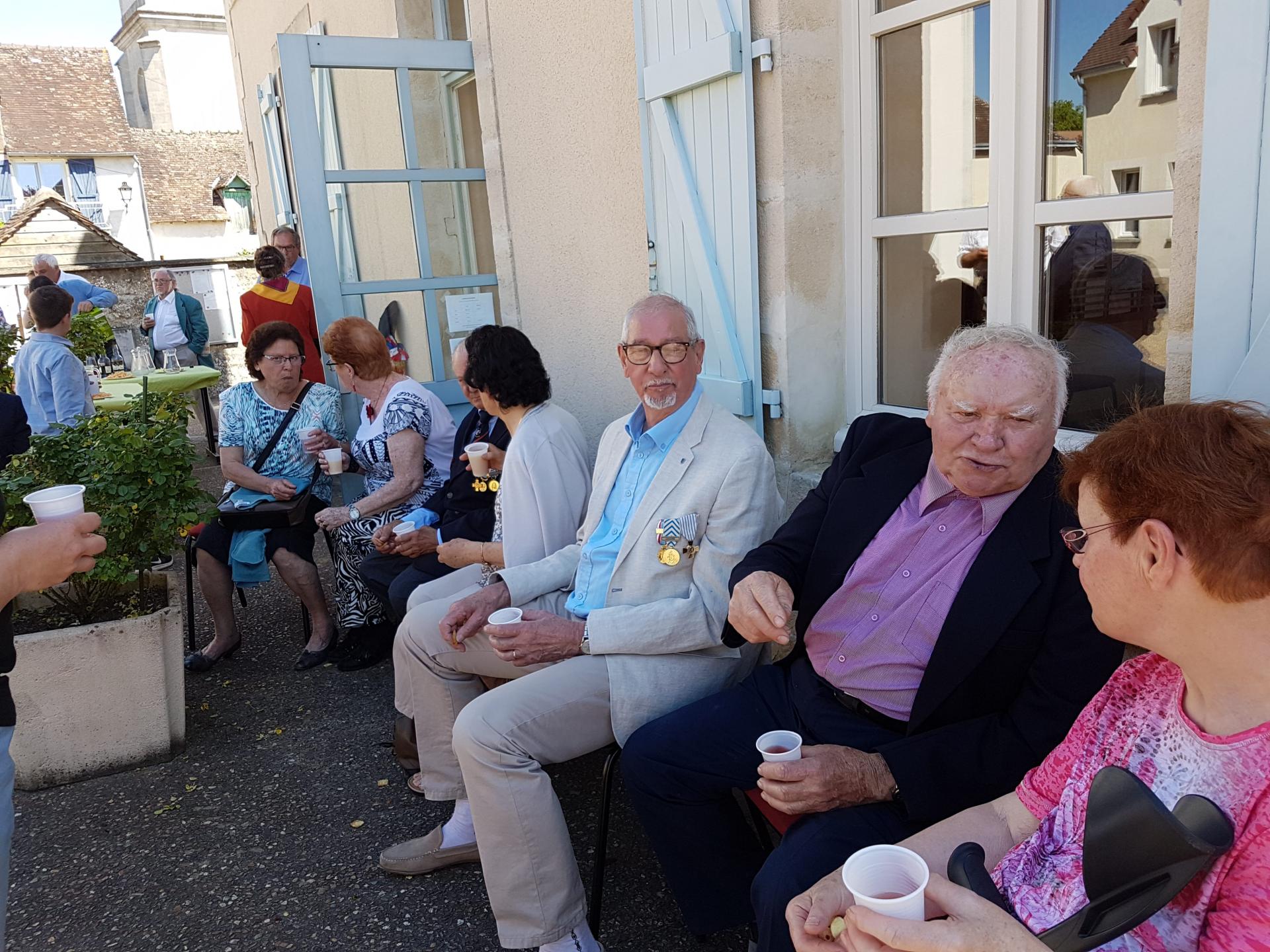 Vin d'honneur à la suite du défile